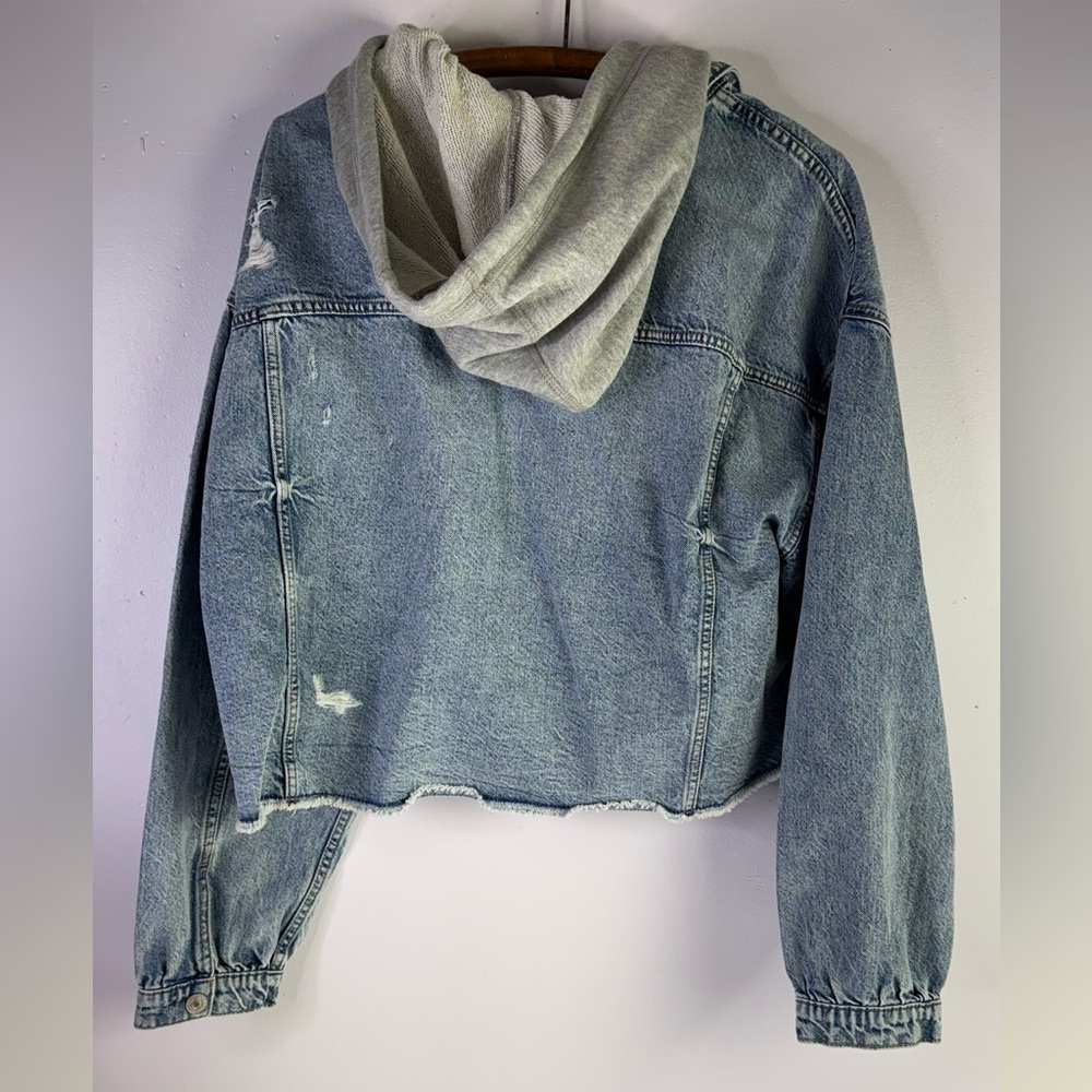 American Eagle Outfitters Denim Jacket with Tan Label size XL - Picture 2 of 5